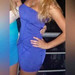 Guess by Marciano Blue Strapless dress